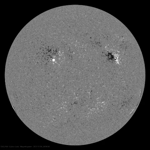 Image of Sun's magnetic field