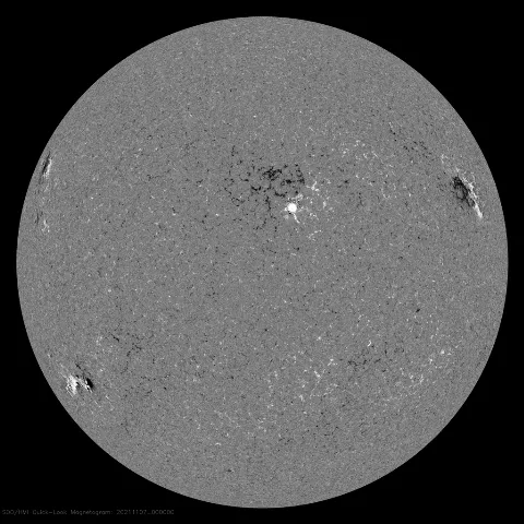 Image of Sun's magnetic field