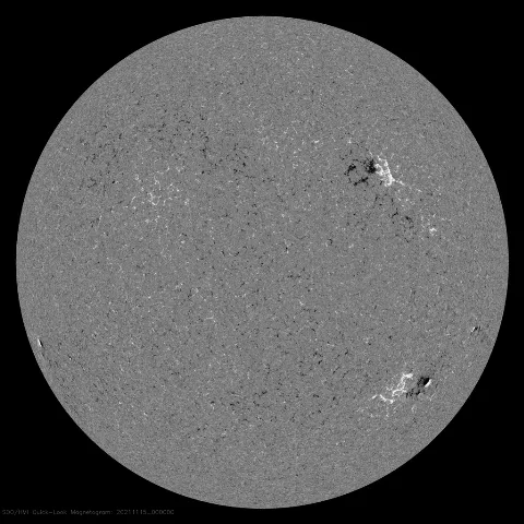 Image of Sun's magnetic field