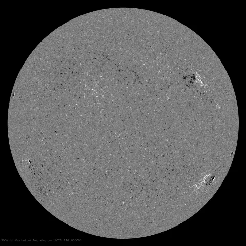 Image of Sun's magnetic field