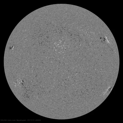 Image of Sun's magnetic field