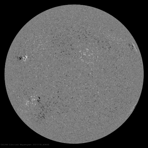 Image of Sun's magnetic field