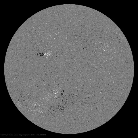 Image of Sun's magnetic field