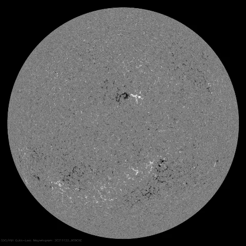 Image of Sun's magnetic field