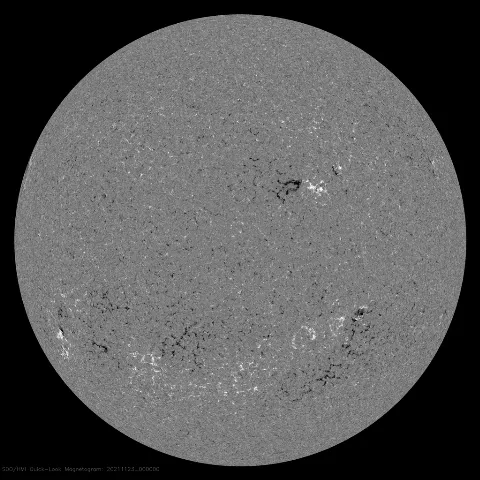 Image of Sun's magnetic field