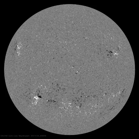 Image of Sun's magnetic field