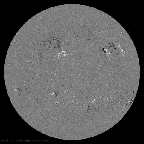 Image of Sun's magnetic field