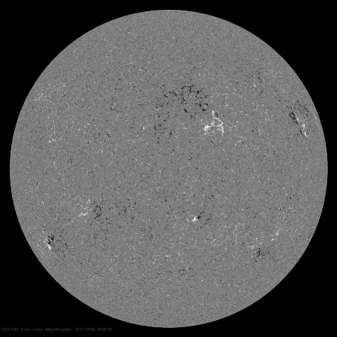 Image of Sun's magnetic field