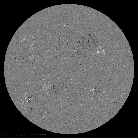 Image of Sun's magnetic field