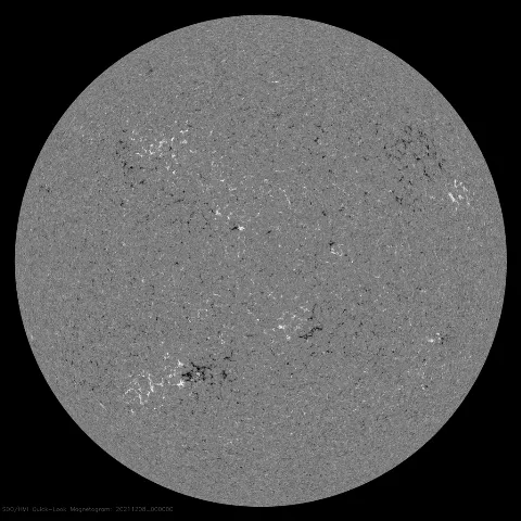 Image of Sun's magnetic field