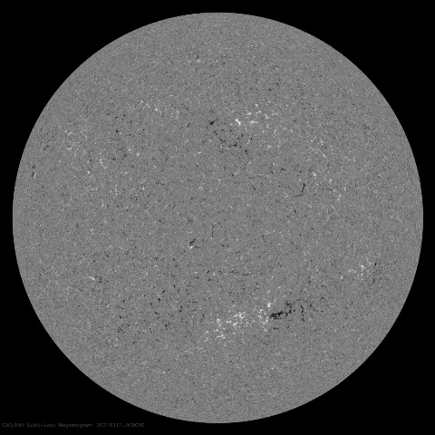 Image of Sun's magnetic field