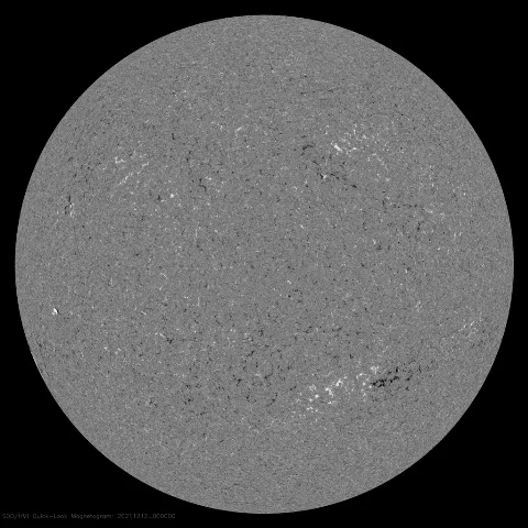 Image of Sun's magnetic field