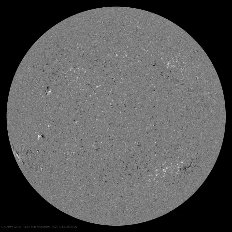 Image of Sun's magnetic field