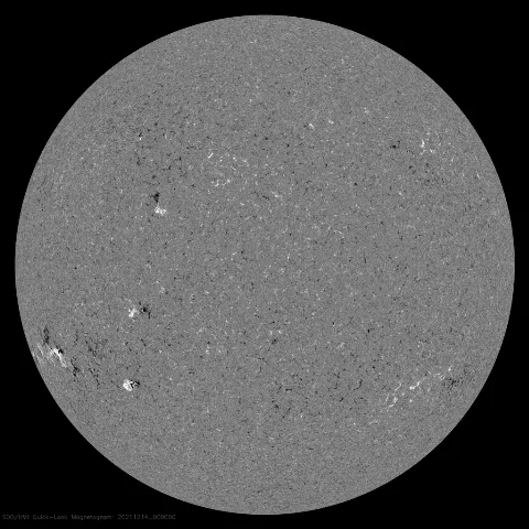 Image of Sun's magnetic field