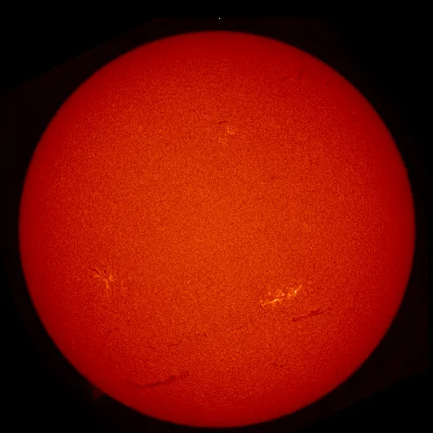 Image of Sun's chromosphere