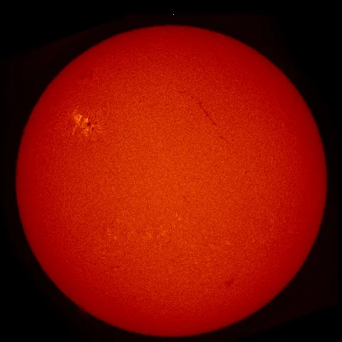 Image of Sun's chromosphere