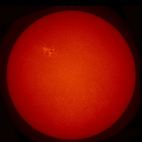 Image of Sun's chromosphere