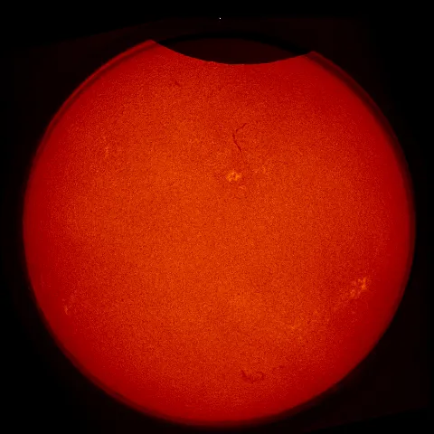 Image of Sun's chromosphere