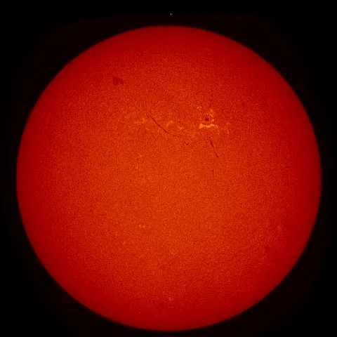 Image of Sun's chromosphere