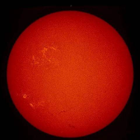 Image of Sun's chromosphere