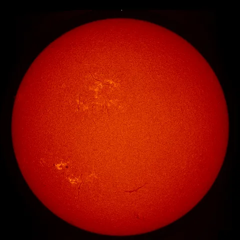 Image of Sun's chromosphere