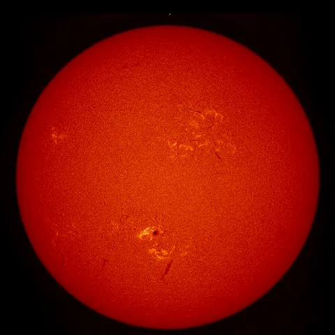 Image of Sun's chromosphere