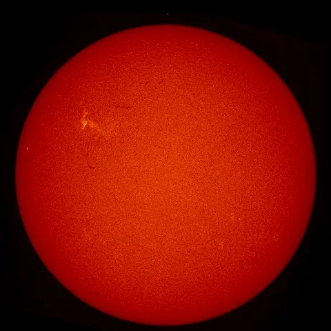 Image of Sun's chromosphere