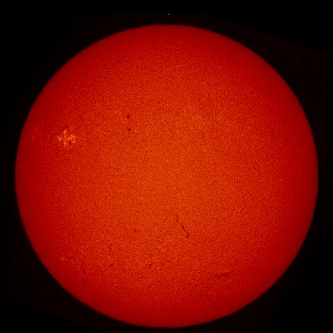 Image of Sun's chromosphere