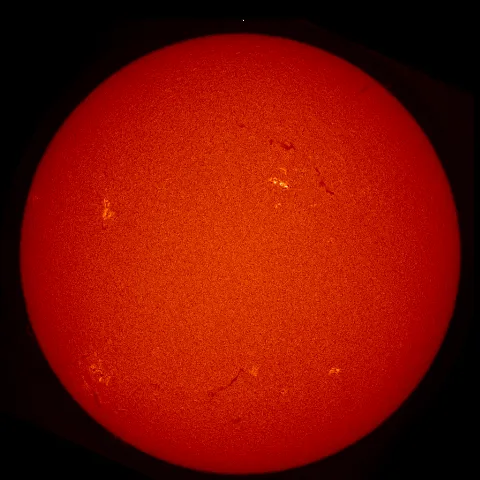 Image of Sun's chromosphere