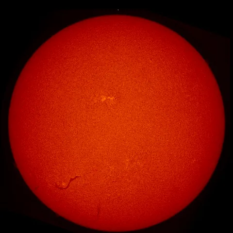 Image of Sun's chromosphere