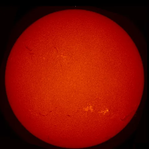 Image of Sun's chromosphere