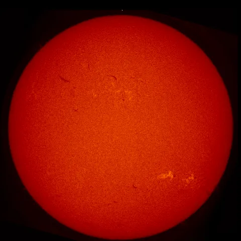 Image of Sun's chromosphere