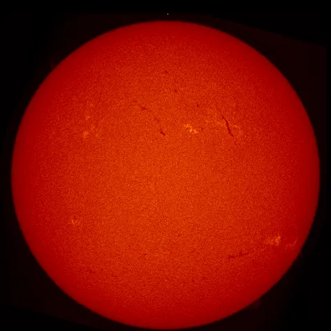 Image of Sun's chromosphere