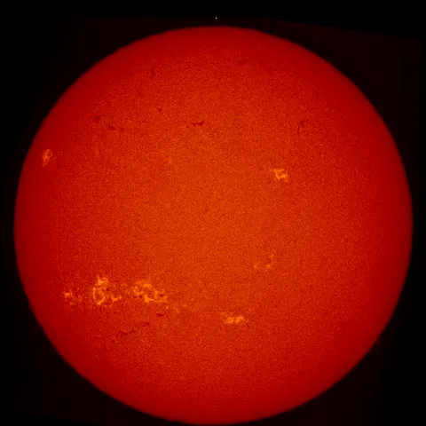 Image of Sun's chromosphere