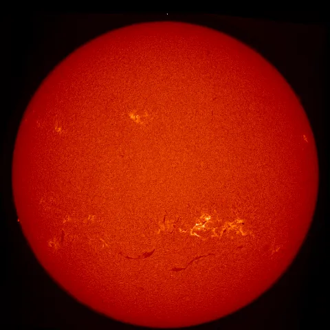 Image of Sun's chromosphere