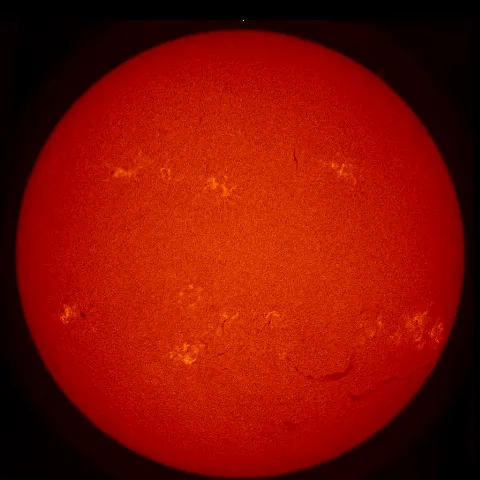 Image of Sun's chromosphere