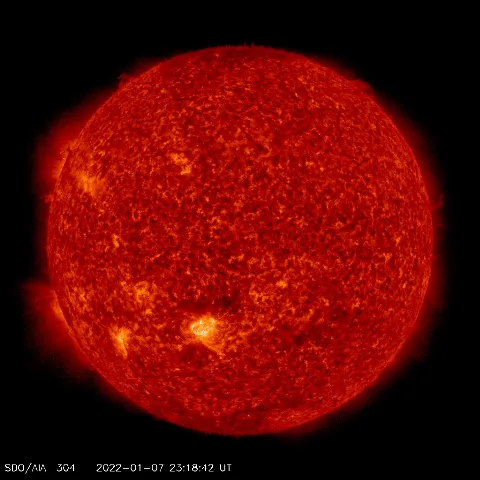 Image of Sun's transition region