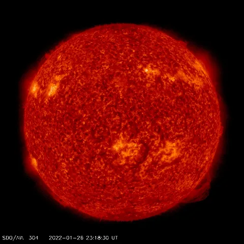 Image of Sun's transition region