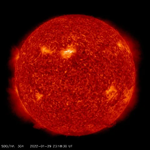 Image of Sun's transition region