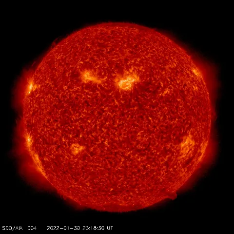 Image of Sun's transition region