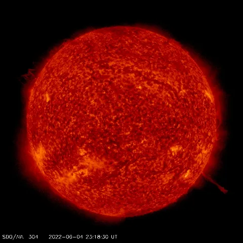 Image of Sun's transition region