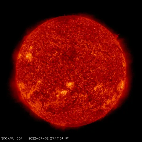 Image of Sun's transition region