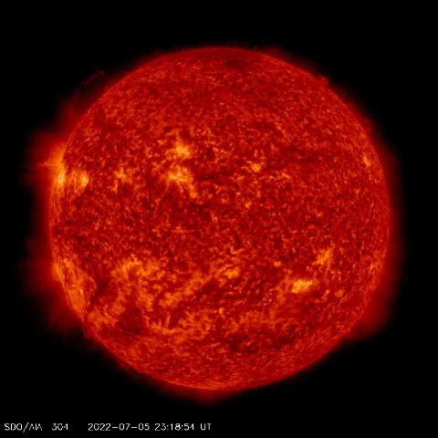 Image of Sun's transition region