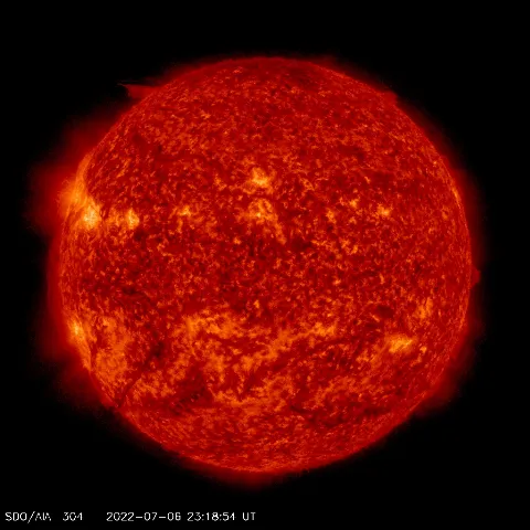 Image of Sun's transition region