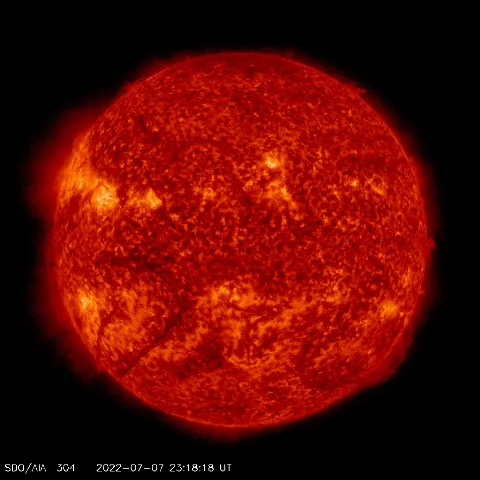 Image of Sun's transition region