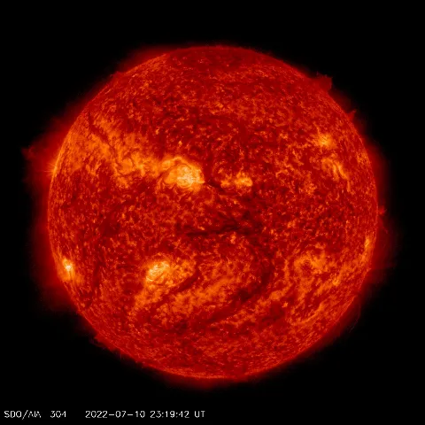 Image of Sun's transition region