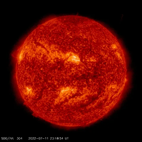 Image of Sun's transition region