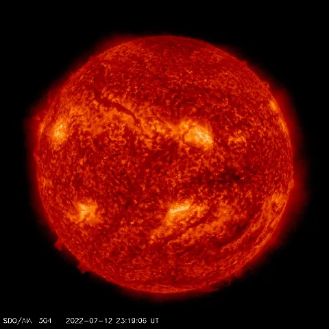 Image of Sun's transition region