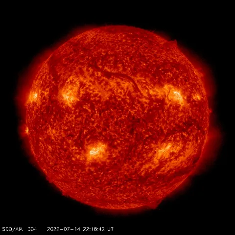 Image of Sun's transition region