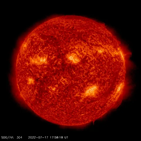 Image of Sun's transition region